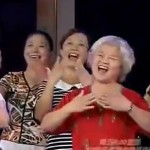 Chinese women group singing