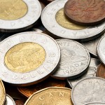 Pile of Modern Canadian Money