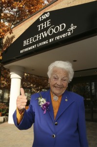 Mayor Hazel McCallion at the Beechwood.
