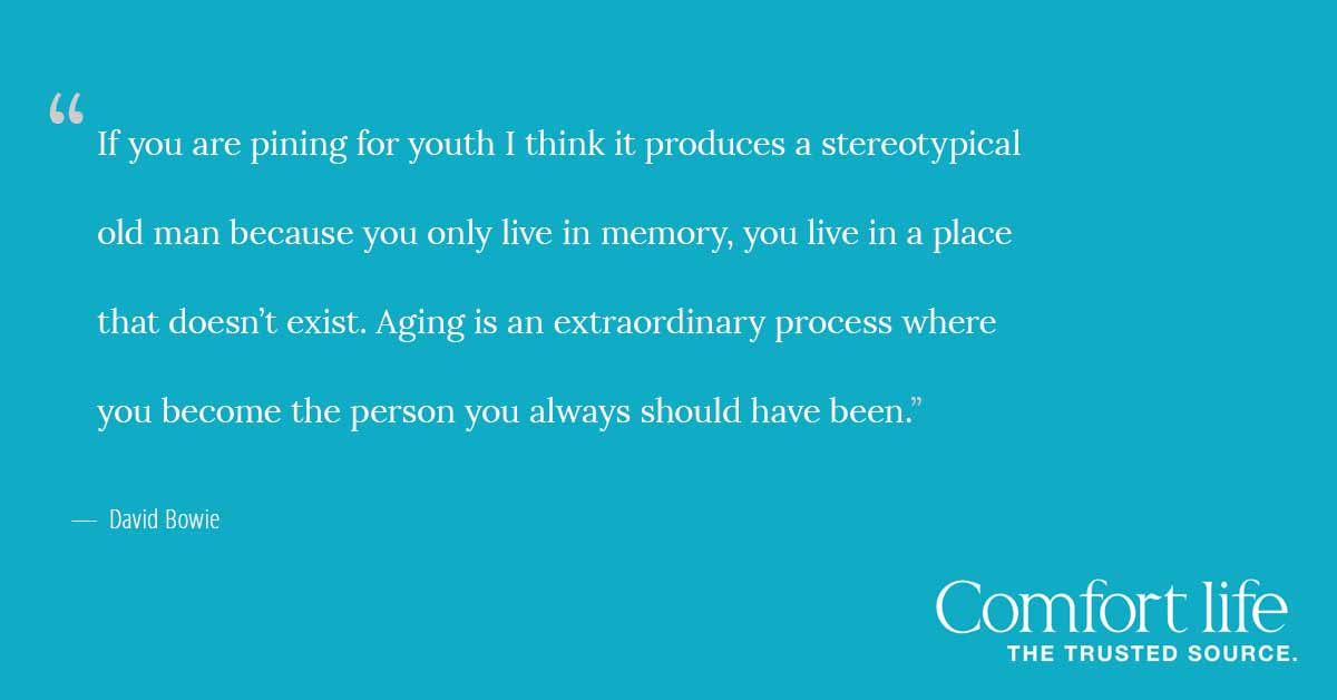 David Bowie on positive aging