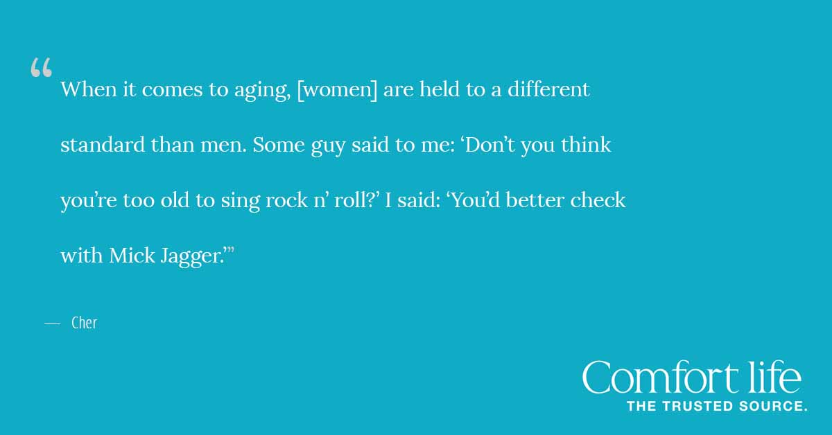 Cher on aging rock stars