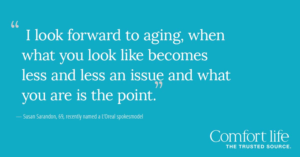 Susan Sarandon on aging